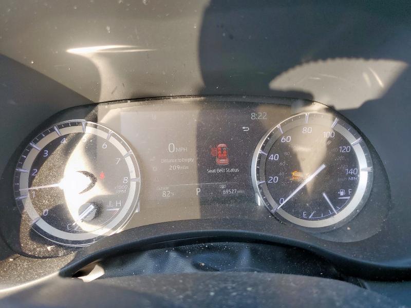 5TDGZRAH6NS539434 - 2022 TOYOTA HIGHLANDER XLE შავი ფოტო 9