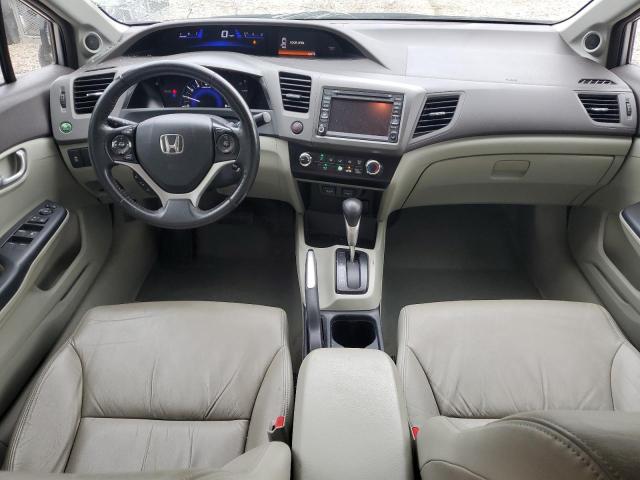 2HGFB2F91CH536883 - 2012 HONDA CIVIC EXL SILVER photo 8