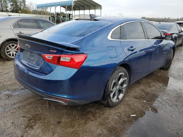 1G1ZG5ST0KF192536 - 2019 CHEVROLET MALIBU RS BLUE photo 3