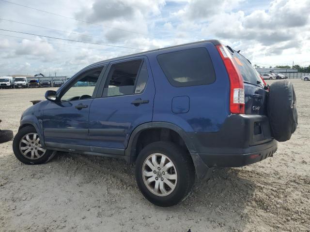 JHLRD78825C037462 - 2005 HONDA CR-V EX BLUE photo 2
