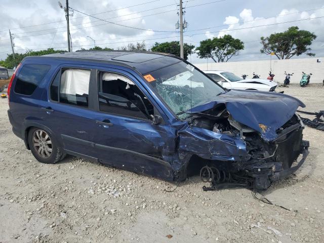 JHLRD78825C037462 - 2005 HONDA CR-V EX BLUE photo 4