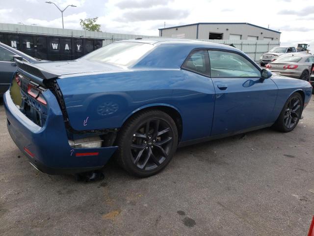 2C3CDZJG5NH260886 - 2022 DODGE CHALLENGER GT BLUE photo 3