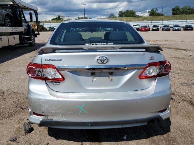 5YFBU4EE2DP193031 - 2013 TOYOTA COROLLA BASE Արծաթագույն լուսանկար 6