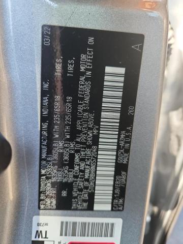 5TDHZRBH8NS572048 - 2022 TOYOTA HIGHLANDER XLE 银色 照片 13