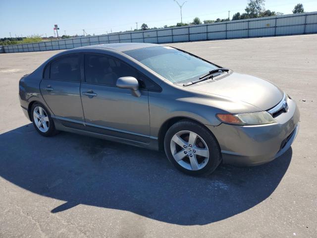 1HGFA16807L050384 - 2007 HONDA CIVIC EX GRAY photo 4