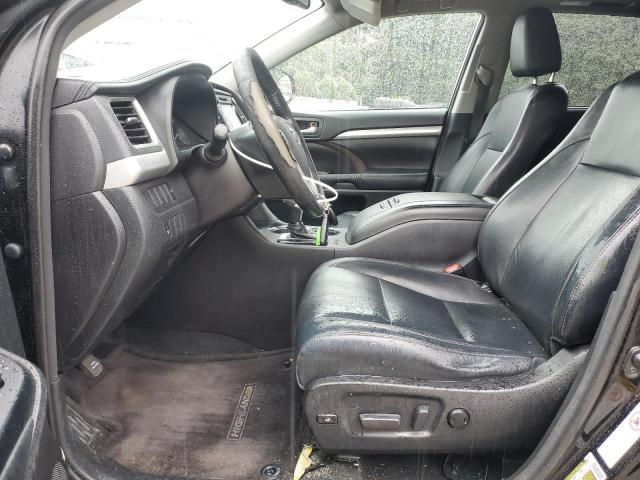 5TDJKRFH4FS192772 - 2015 TOYOTA HIGHLANDER XLE შავი ფოტო 7