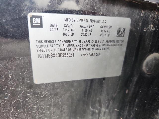 1G11J5SX4DF253021 - 2013 CHEVROLET MALIBU LTZ 黑色 照片 12