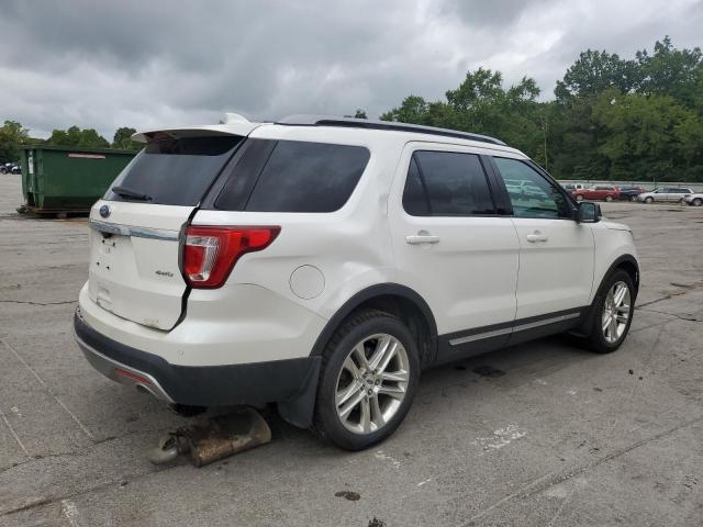 1FM5K8D80HGB36898 - 2017 FORD EXPLORER XLT WHITE photo 3