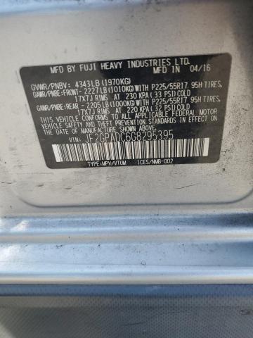 JF2GPADC6G8295395 - 2016 SUBARU CROSSTREK PREMIUM 银色 照片 13