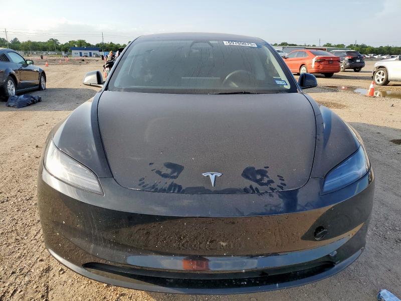 5YJ3E1EB3RF730191 - 2024 TESLA MODEL 3 Noir photo 5