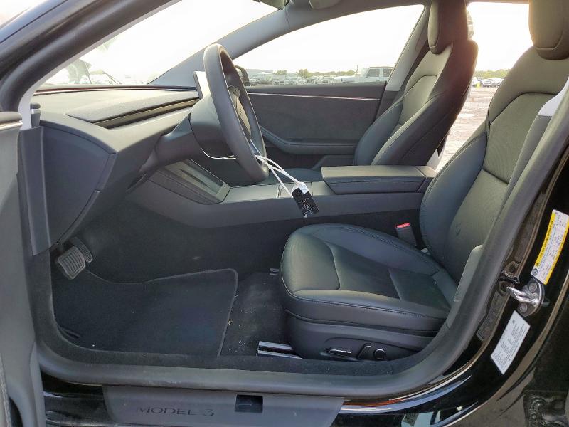 5YJ3E1EB3RF730191 - 2024 TESLA MODEL 3 Noir photo 7