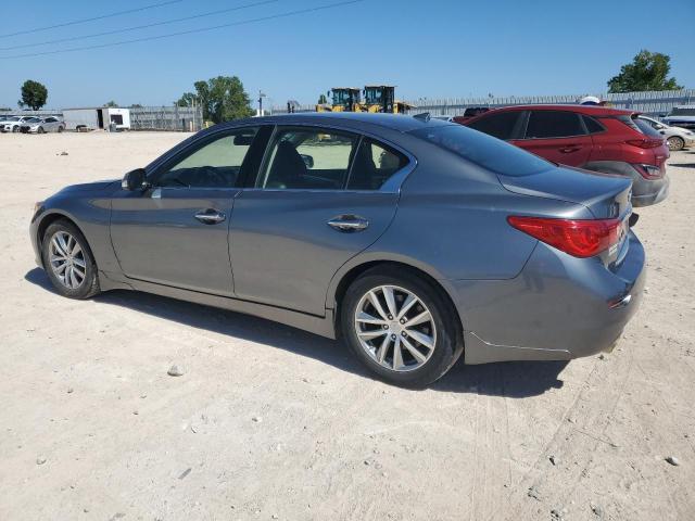 JN1BV7AP0FM349839 - 2015 INFINITI Q50 BASE GRAY photo 2