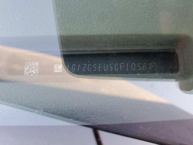 1G1ZC5EU5CF105649 - 2012 CHEVROLET MALIBU 1LT 银色 照片 12