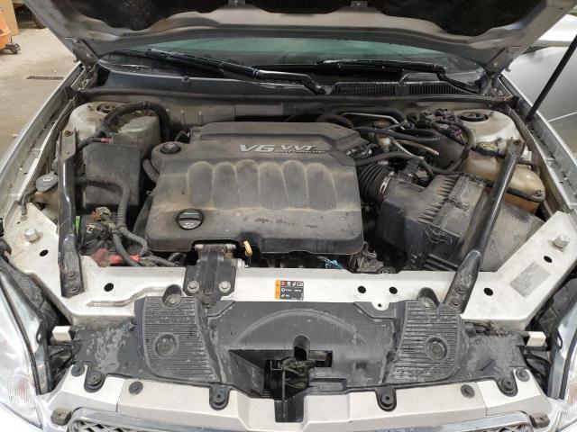 2G1WG5E38C1314230 - 2012 CHEVROLET IMPALA LT ვერცხლისფერი ფოტო 11