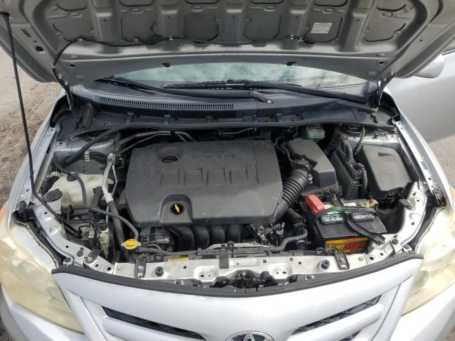 JTDBU4EE6B9155515 - 2011 TOYOTA COROLLA BASE Արծաթագույն լուսանկար 11