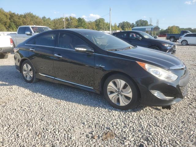 KMHEC4A47FA132564 - 2015 HYUNDAI SONATA HYBRID BLACK photo 4