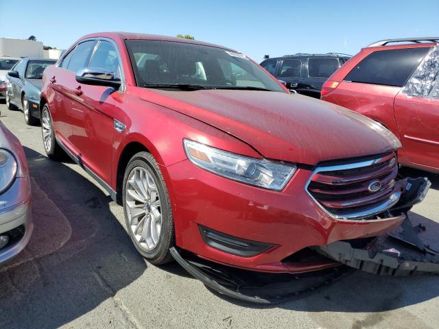 1FAHP2F84EG117723 - 2014 FORD TAURUS LIMITED RED photo 4