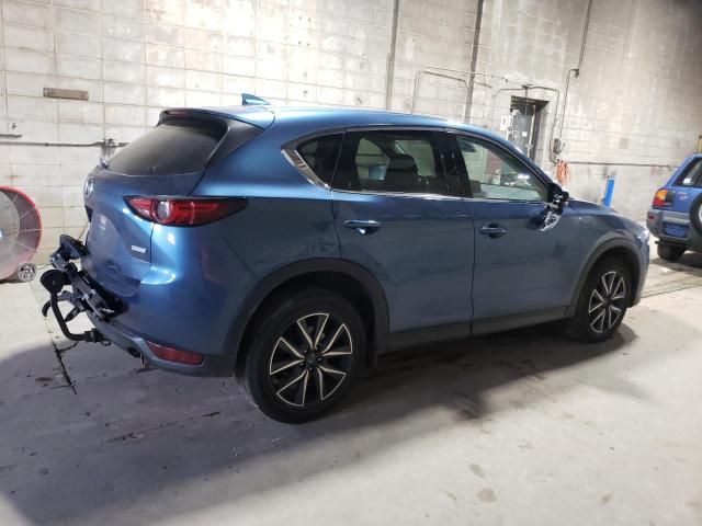 JM3KFBDM0J0428174 - 2018 MAZDA CX-5 GRAND TOURING BLUE photo 3