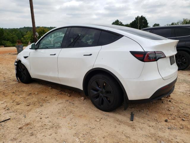 7SAYGDED0SA365297 - 2025 TESLA MODEL Y WHITE photo 2