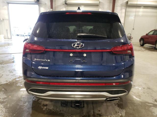 5NMS24AJ7NH435638 - 2022 HYUNDAI SANTA FE SEL BLUE photo 6