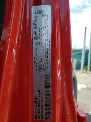 1C4HJXDN6MW592358 - 2021 JEEP WRANGLER U SPORT წითელი ფოტო 12