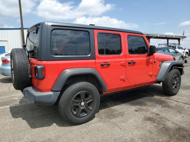 1C4HJXDN6MW592358 - 2021 JEEP WRANGLER U SPORT წითელი ფოტო 3