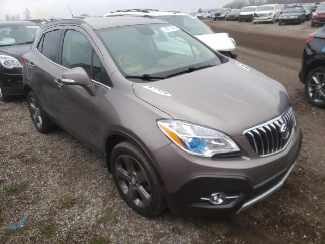 KL4CJCSB0EB780310 - 2014 BUICK ENCORE BROWN photo 4