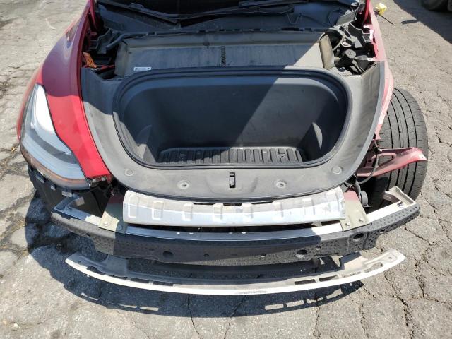 7SAYGDEE9NF347199 - 2022 TESLA MODEL Y Rot Foto 12