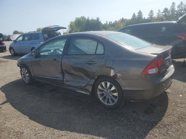 2HGFA1F07AH034133 - 2010 HONDA CIVIC EXL GRAY photo 2