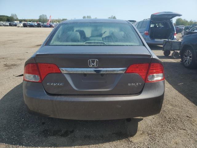 2HGFA1F07AH034133 - 2010 HONDA CIVIC EXL GRAY photo 6