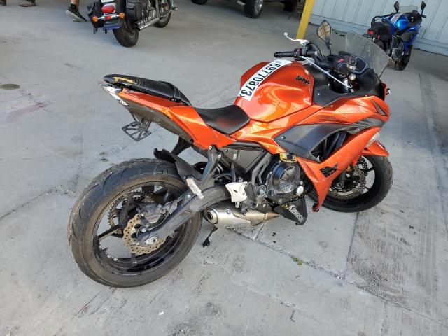 JKAEXEJ18HDA02294 - 2017 KAWASAKI EX650 J ნარინჯისფერი ფოტო 4