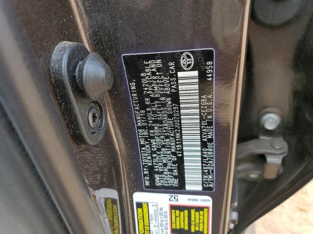 4T1B11HK2JU070297 - 2018 TOYOTA CAMRY L GRAY photo 13