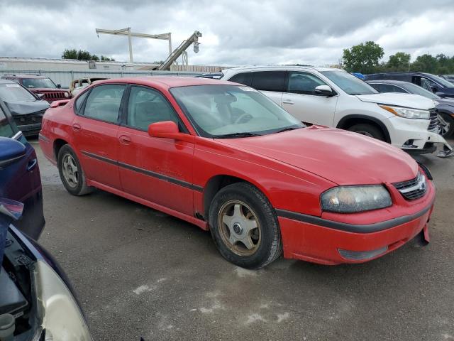 2G1WH55K029144000 - 2002 CHEVROLET IMPALA LS RED photo 4