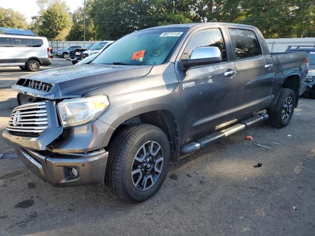 5TFAW5F11EX370047 - 2014 TOYOTA TUNDRA CREWMAX PLATINUM Grau Foto 1