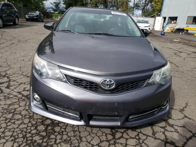 4T1BF1FK2EU379603 - 2014 TOYOTA CAMRY L GRAY photo 5