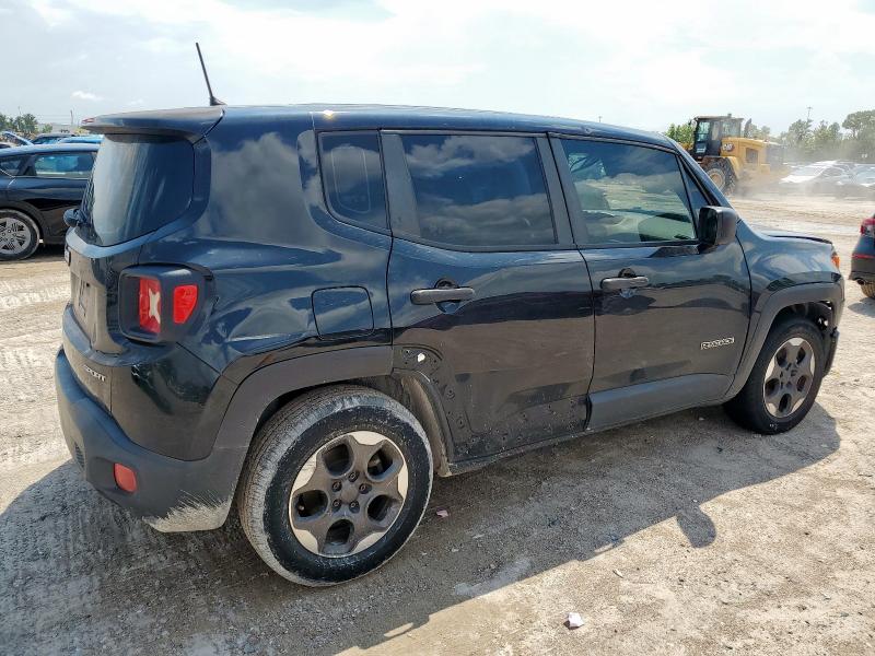 ZACCJAAT0FPB30968 - 2015 JEEP RENEGADE SPORT შავი ფოტო 3