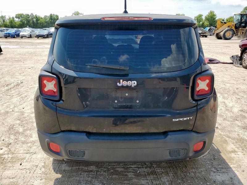 ZACCJAAT0FPB30968 - 2015 JEEP RENEGADE SPORT შავი ფოტო 6