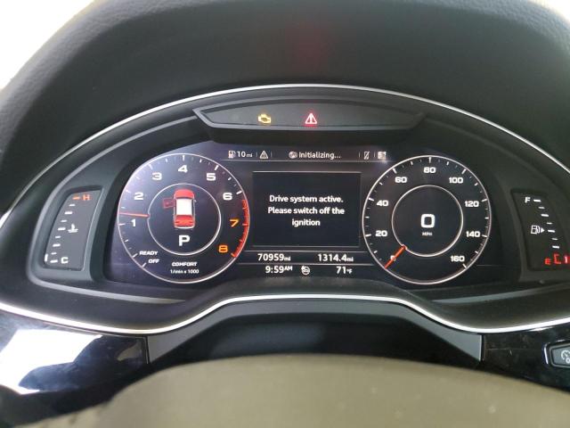 WA1LAAF77KD043809 - 2019 AUDI Q7 PREMIUM PLUS თეთრი ფოტო 9