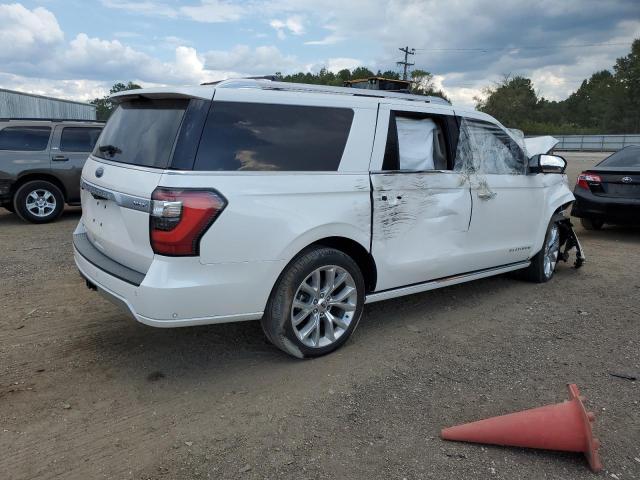 1FMJK1LT8KEA22193 - 2019 FORD EXPEDITION MAX PLATINUM WHITE photo 3