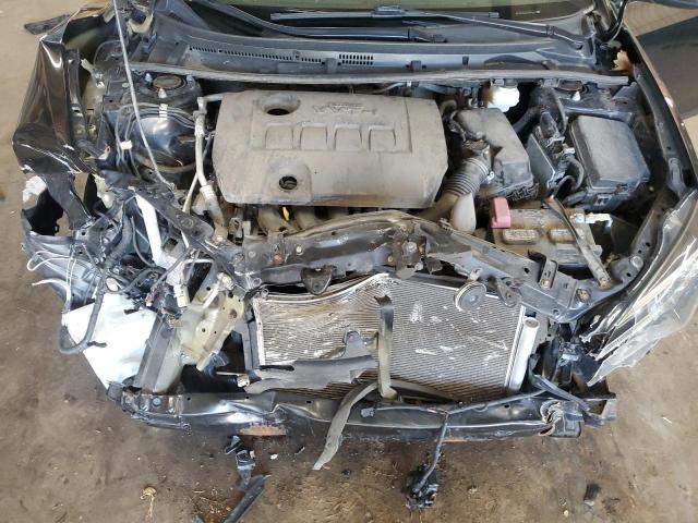 5YFBURHE1KP906832 - 2019 TOYOTA COROLLA L BLACK photo 11