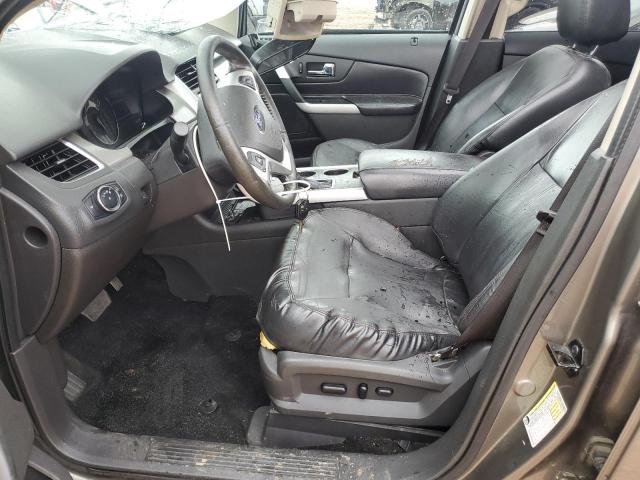 2FMDK3J95DBB41320 - 2013 FORD EDGE SEL 棕色 照片 7