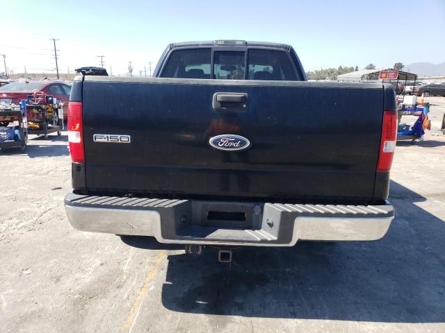 1FTPX12514NC49389 - 2004 FORD F-150 BLACK photo 6