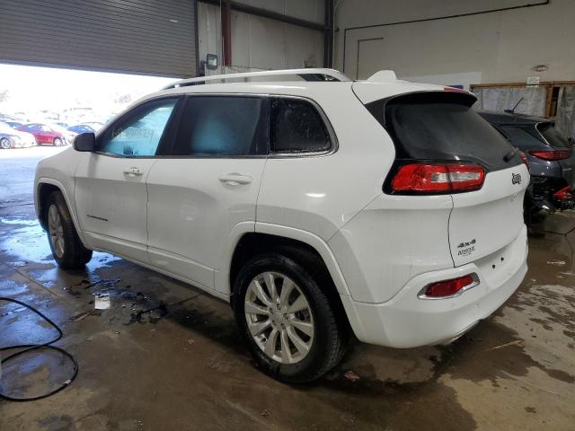 1C4PJMJX4JD614218 - 2018 JEEP CHEROKEE OVERLAND WHITE photo 2