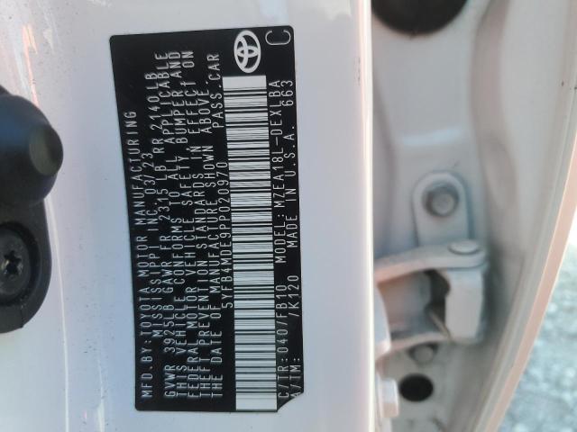 5YFB4MDE9PP020970 - 2023 TOYOTA COROLLA LE Білий фото 13