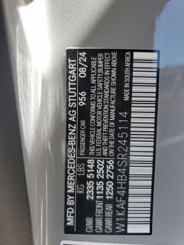 W1KAF4HB4SR245114 - 2025 MERCEDES-BENZ C 300 4MATIC GRAY photo 13