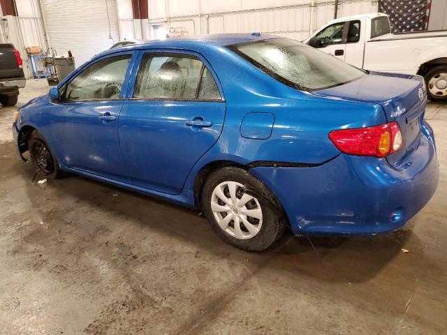 1NXBU4EE1AZ289677 - 2010 TOYOTA COROLLA BASE BLUE photo 2