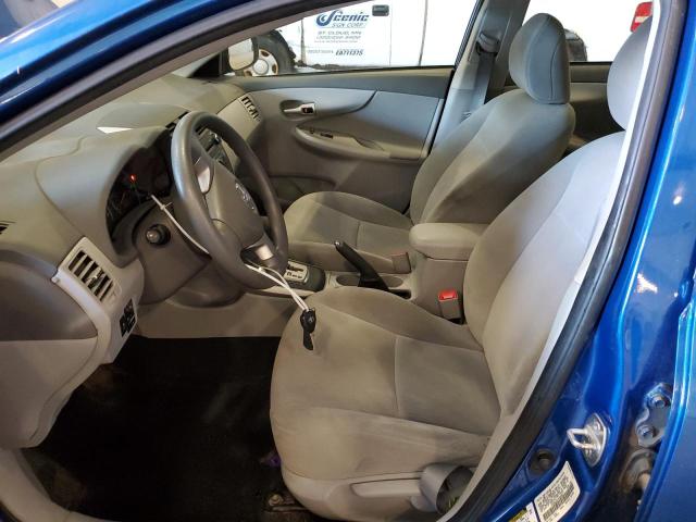 1NXBU4EE1AZ289677 - 2010 TOYOTA COROLLA BASE BLUE photo 7