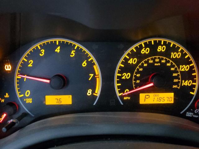 1NXBU4EE1AZ289677 - 2010 TOYOTA COROLLA BASE BLUE photo 9