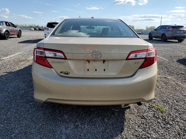 4T1BF1FK6CU021661 - 2012 TOYOTA CAMRY BASE თაფლისფერი ფოტო 6