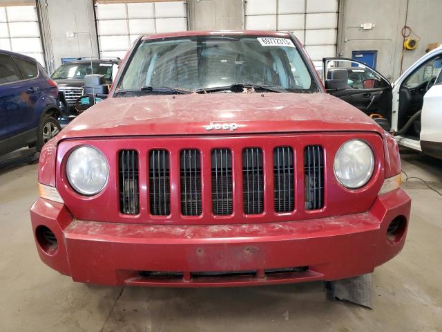 1J8FT28W18D547779 - 2008 JEEP PATRIOT SPORT RED photo 5